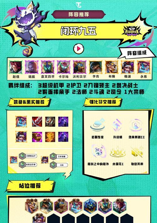 《云顶之弈10.16最强装备阵容推荐》（探索战队的胜利之道，打造最强装备阵容！）